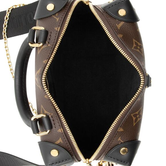 Louis Vuitton Monogram Canvas Petite Malle Souple Satchel - Picture 7 of 11